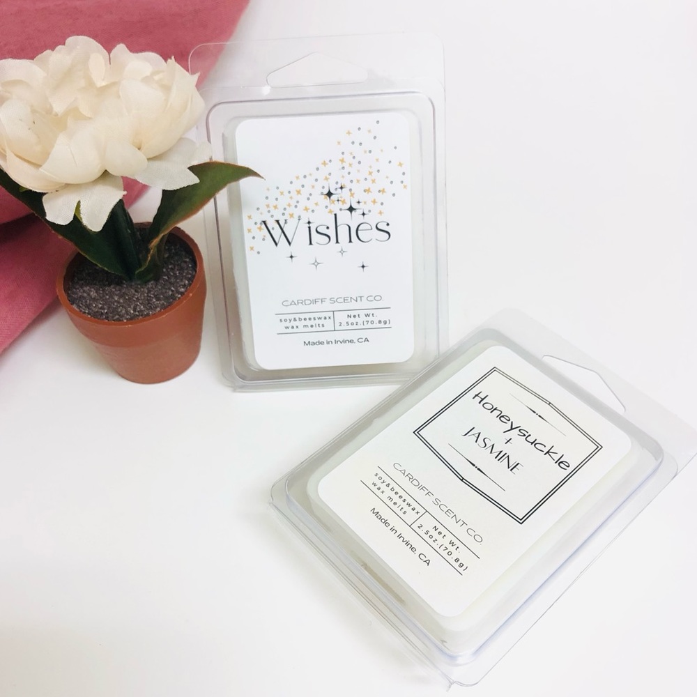 2 Wax Melts Wishes & Honeysuckle Jasmine - Picture 3 of 3